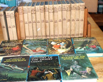 The Hardy Boys Lot of 25 Books Frank W Dixon Copyright from 1927 to 1968 Grosset and Dunlap