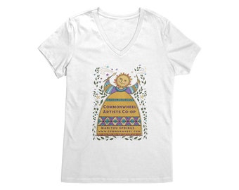 Commonwheel Artists Joyful Lady District V-neck