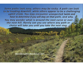 36 Positive Thoughts with Awesome Images of Colorado Trails to Inspire You to Look at the Path Your Life is on and where You might go Next