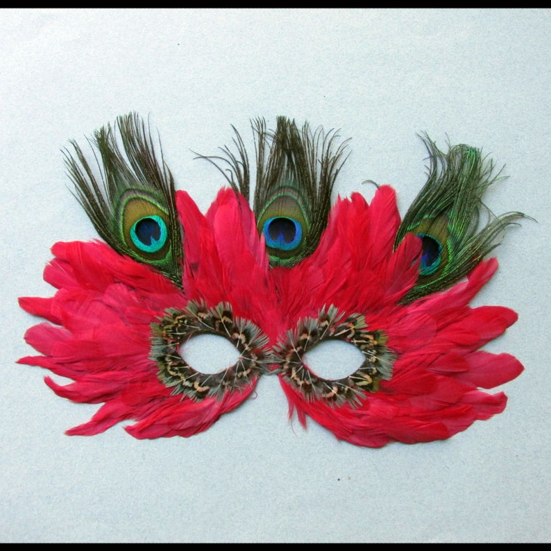 Alice in Wonderland Red Queen Mask-Perfectly lovely mask for your costume to party & dance during Mardi Gras. image 4