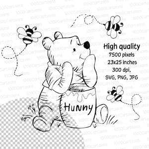 Outline Clip Art: PNG, SVG, JPG (Digital Download)