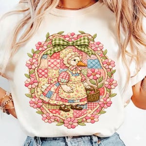 Grandma Core Png, Hen on Nest, Vintage Thrifted Bear Png, Homestead Farmhouse Digital,Coquette CottageCore Oval Frame Teddy Bear Sublimation image 9