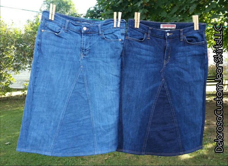 jean skirt size 0