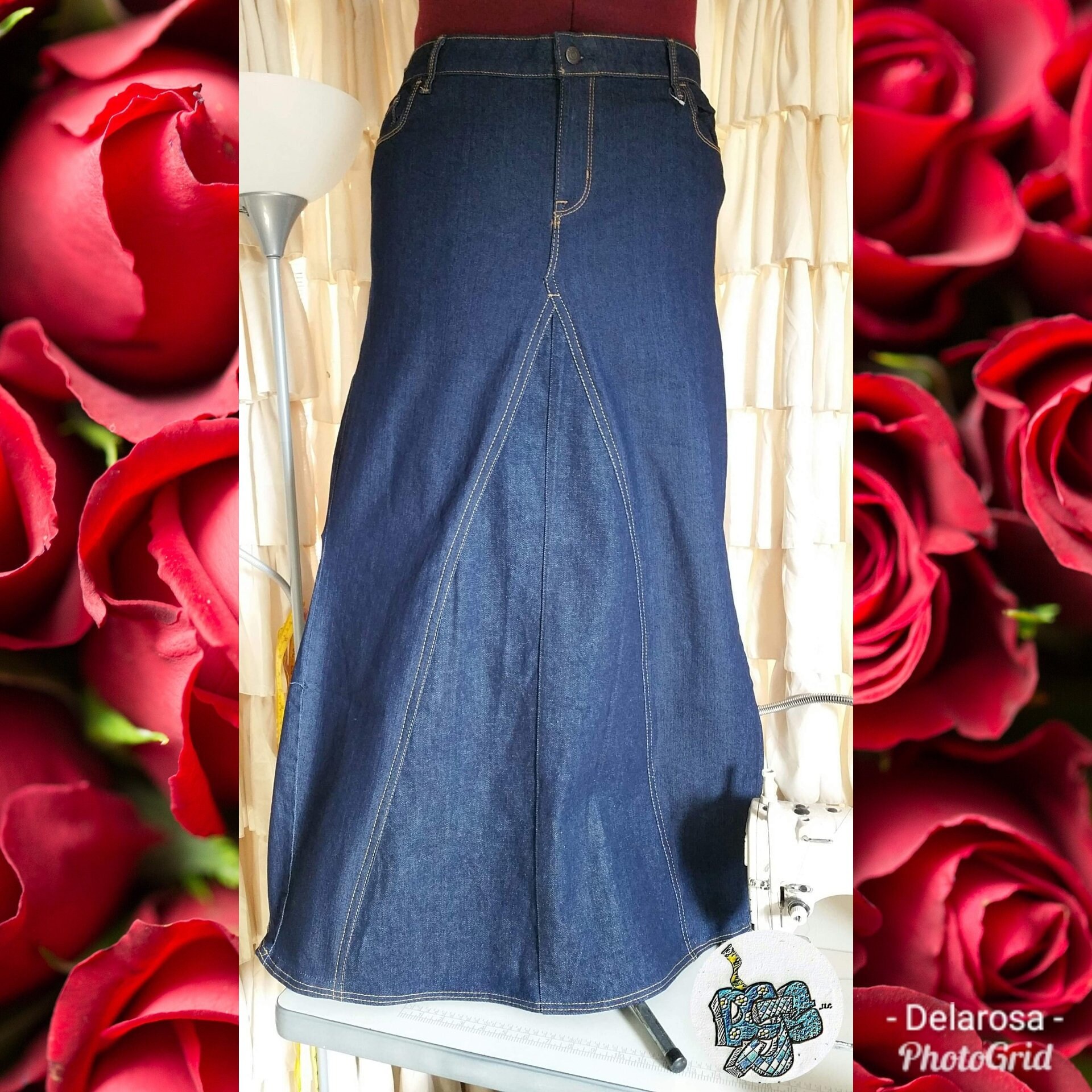 stretch denim dress uk