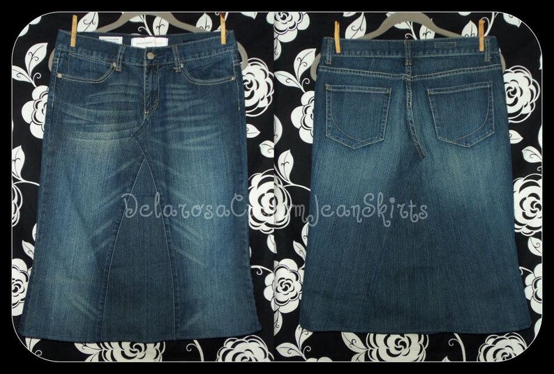 jean skirt size 0