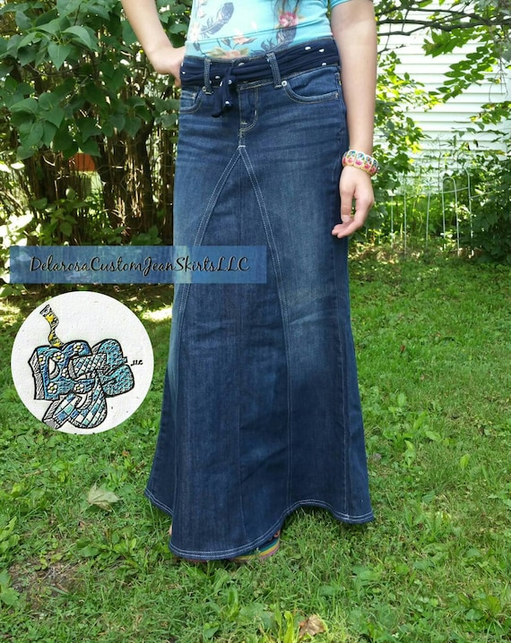Apostolic jean skirts sales