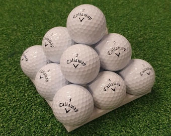 Golf Ball Pyramid Tray for Simulators or Range Balls