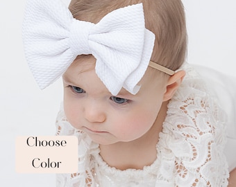 Baby Girl Headbands, Baby Bows, Big Bow Baby Headband, Newborn Baby Headband, Toddler Hair Clips, Newborn Infant Toddlers Girls Hair Bows