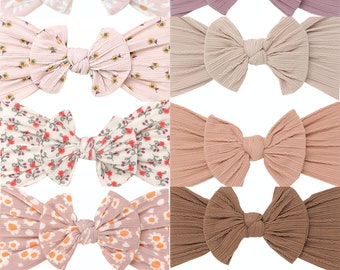 Baby Girl Headband, Newborn Headbands, Big Bow Headband, Hair Bows, Baby Turban Headband, Toddler Hair Bow, Baby Headwrap, Baby Gift , JASM