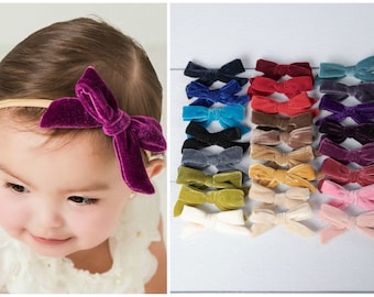Christmas Headband Children Bow Baby Hair Band Cream gold Gift for kids stocking