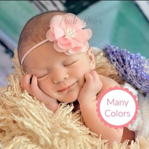 CHOOSE COLOR Baby Headbands,newborn headband,Baby Headband,Infant Headband, Hair Bows, Hair Clips, HairBows, Baby Hair Bows, Headbands 39 image 1