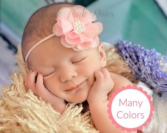 CHOOSE COLOR Baby Headbands,newborn headband,Baby Headband,Infant Headband, Hair Bows, Hair Clips, HairBows, Baby Hair Bows, Headbands #39