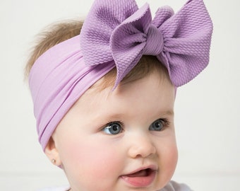 Headbands For Babies and Toddlers Black Tulle Bow Purple Baby Headband Beaded Bow Headband Headbands For Girls and Adults Baby Girl Headband Gold Beaded Headband