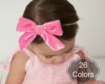 pink headband baby girl