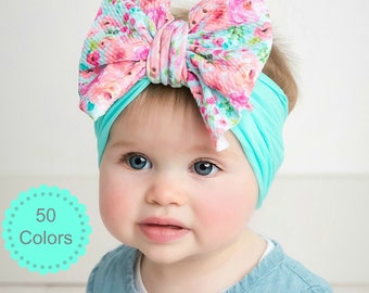 big head bows for babies