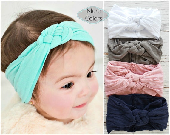 baby headband with knot