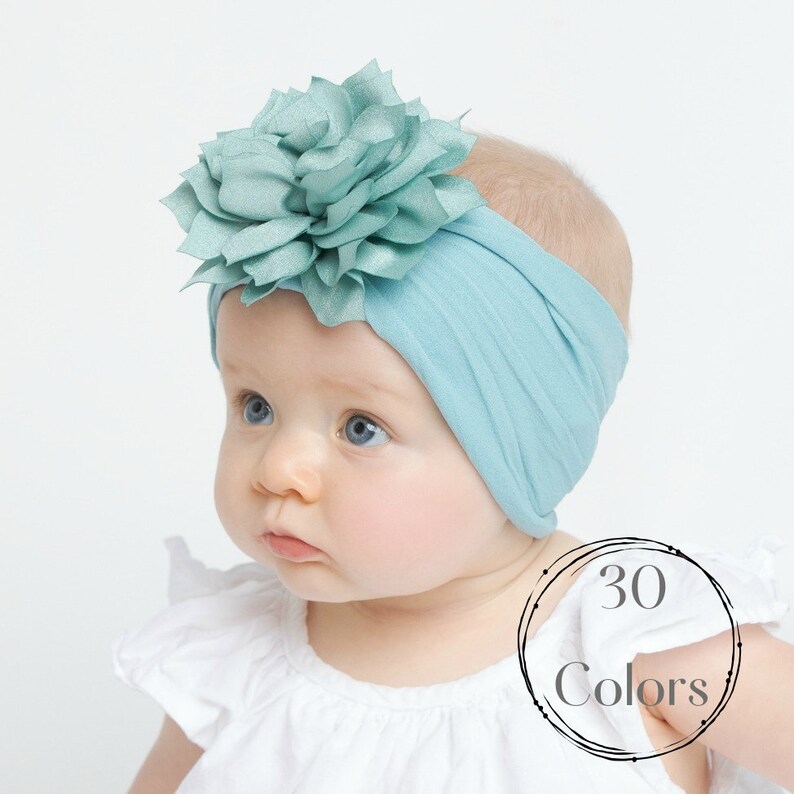 PICK COLOR Baby Headband Baby Toddler Hair Bows Baby Etsy