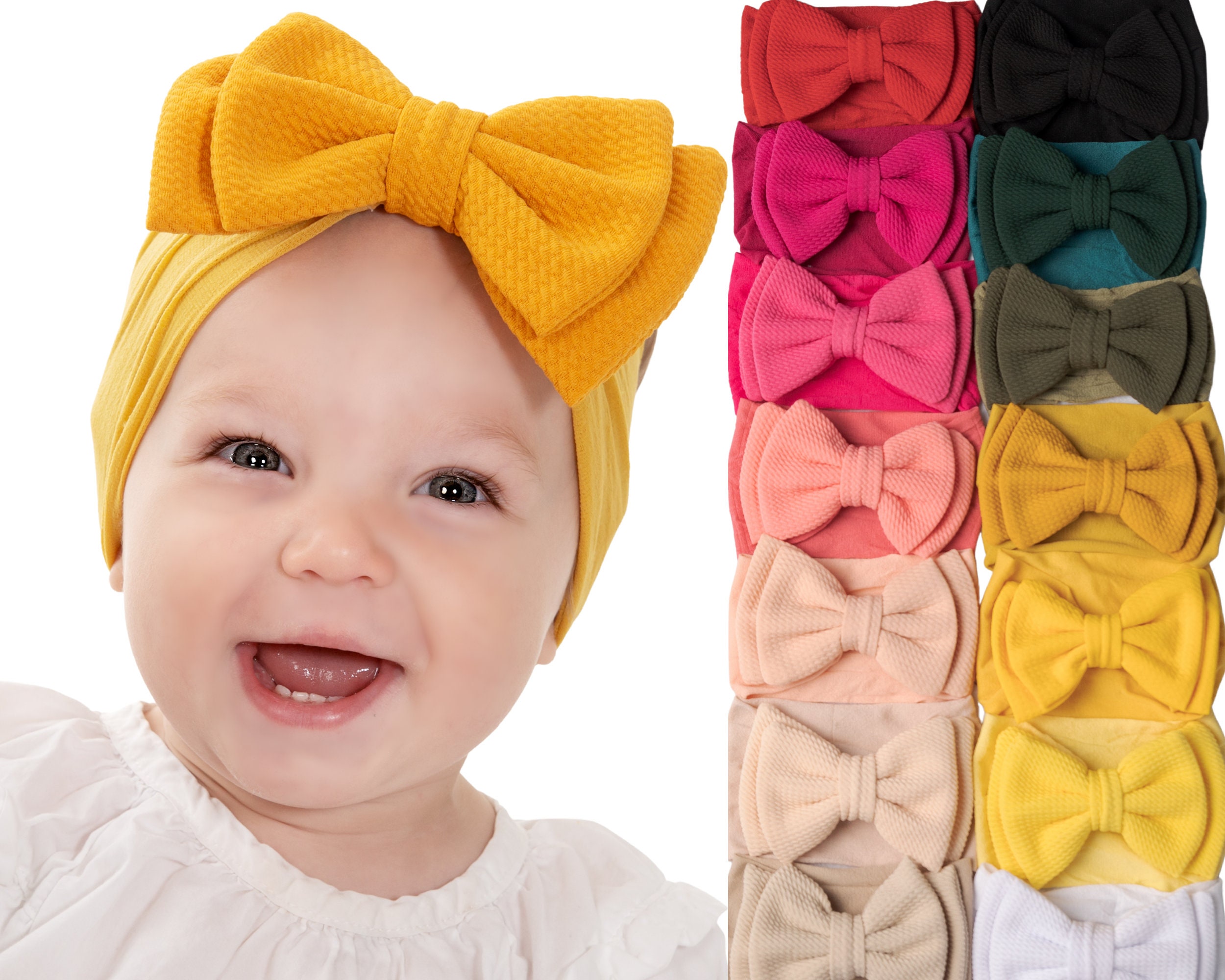Baby Big Bow Flower Headband Infant Newborn Girl Toddler Hair Accessory For kids Baby Big Bow Flower Headband Infant Newborn Girl Toddler Hair Accessory For kids