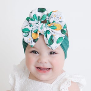 Big Bow Baby Headband Baby Girl Bows Newborn Baby Headbands - Etsy