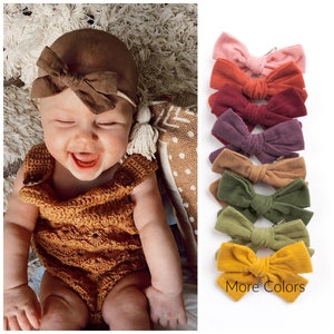 baby headbands, nylon headbands, Hand tied bow headband, infant headband, NB headband, baby girl headbands, baby nylon headbands, CORDUROY