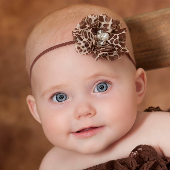 3 Pieces Unisex Geschenke Elastisch Perlen-Blumen Baby-Stirnband Haar-Band 