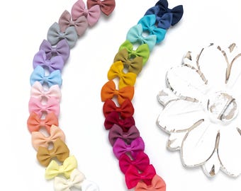 Baby Hair Bows. Toddler Hair Clips, Baby Girl Bows, Pigtail Hair Bows, Mini Hair Bows, Baby Girl Gift, Todler Bow Clip,