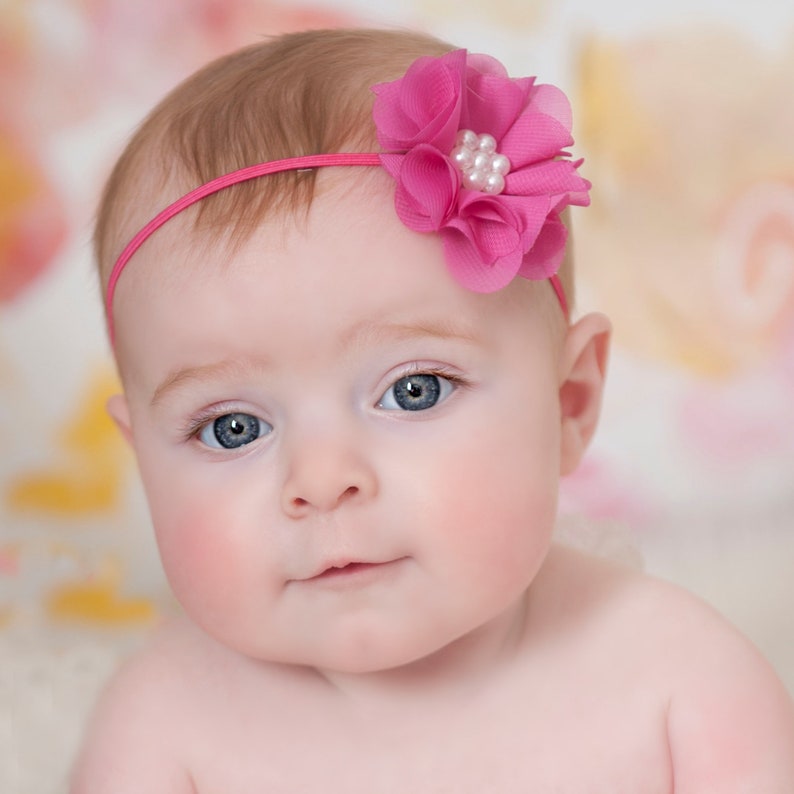 CHOOSE COLOR Baby Headbands,newborn headband,Baby Headband,Infant Headband, Hair Bows, Hair Clips, HairBows, Baby Hair Bows, Headbands 39 image 9