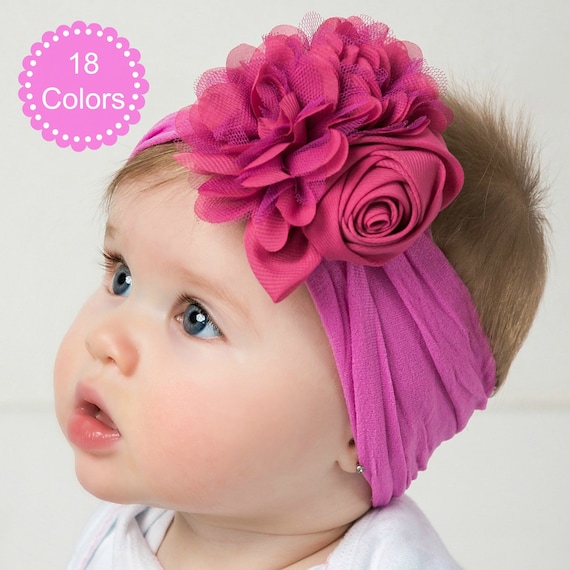 nylon headbands baby girl