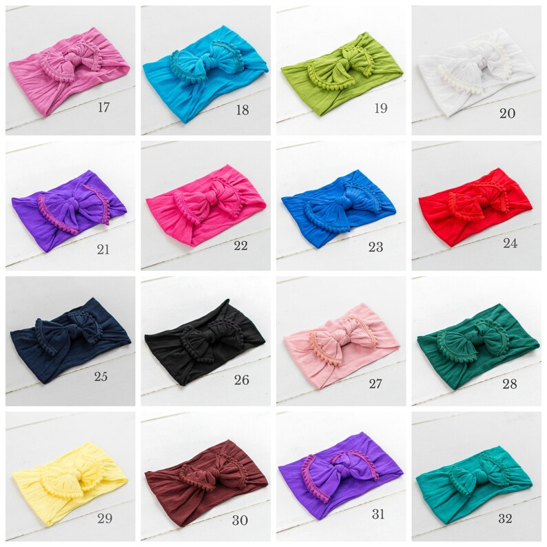 Big bow baby headwrap,Baby Headband,Baby Nylon Headbands ONE SIZE FITS All Baby headbands Nylon headbands,Nylon Top Knot Bow Head wrap
