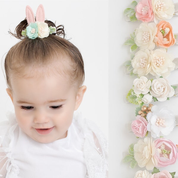 Flower Girl Hair Etsy