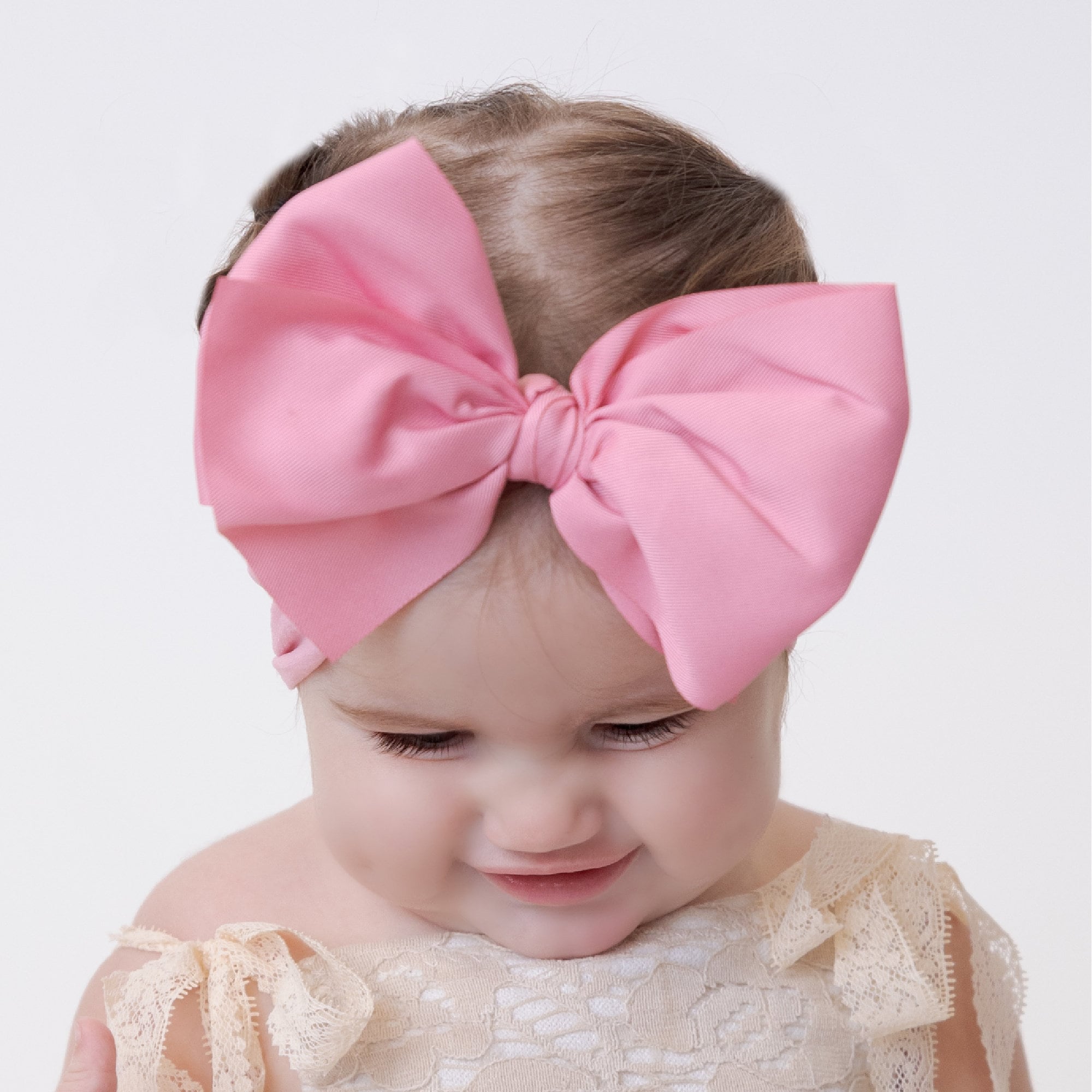 Nylon Baby Headband Bow Big Bow Baby Headbands Bow Baby Etsy