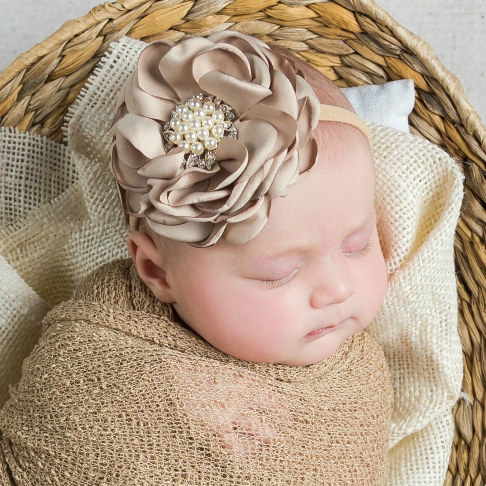 Baby Headbands Baby Girl Headbandflower Nylon Headband Etsy