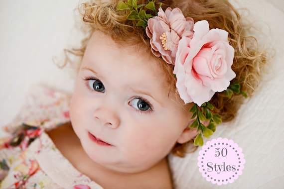 infant flower headbands