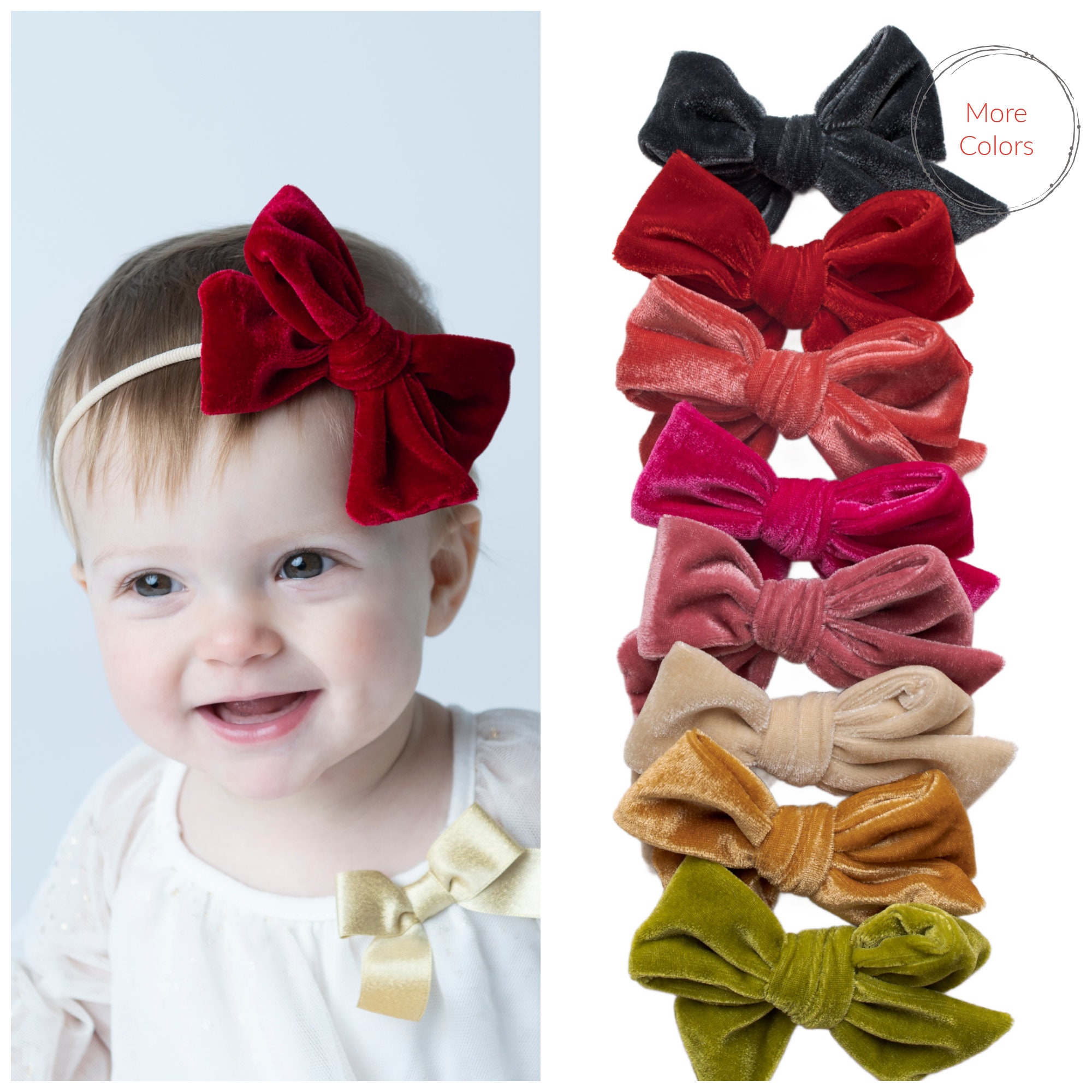 Yxiang 40 Pinzas Para El Pelo Para Niñas, Lazos De Gofre De