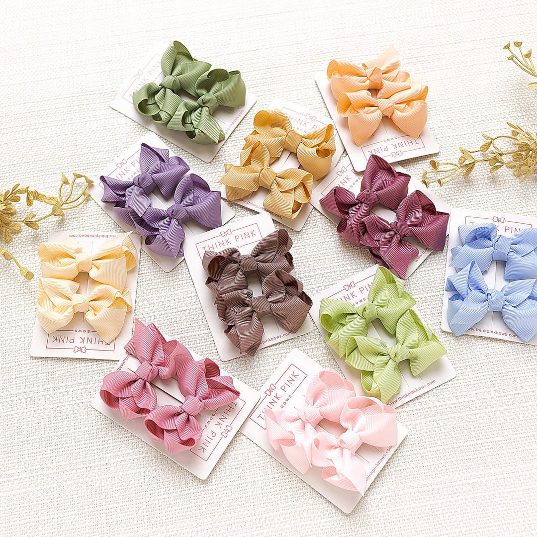 Buy Baby Girl Hair Bow, Toddler Hair Clip, Baby Girl Hair Clip, Pig Tail  Bow, Baby Bow Clip, Toddler Bows, Baby Girl Barrettes, Piggy Bow Online in 