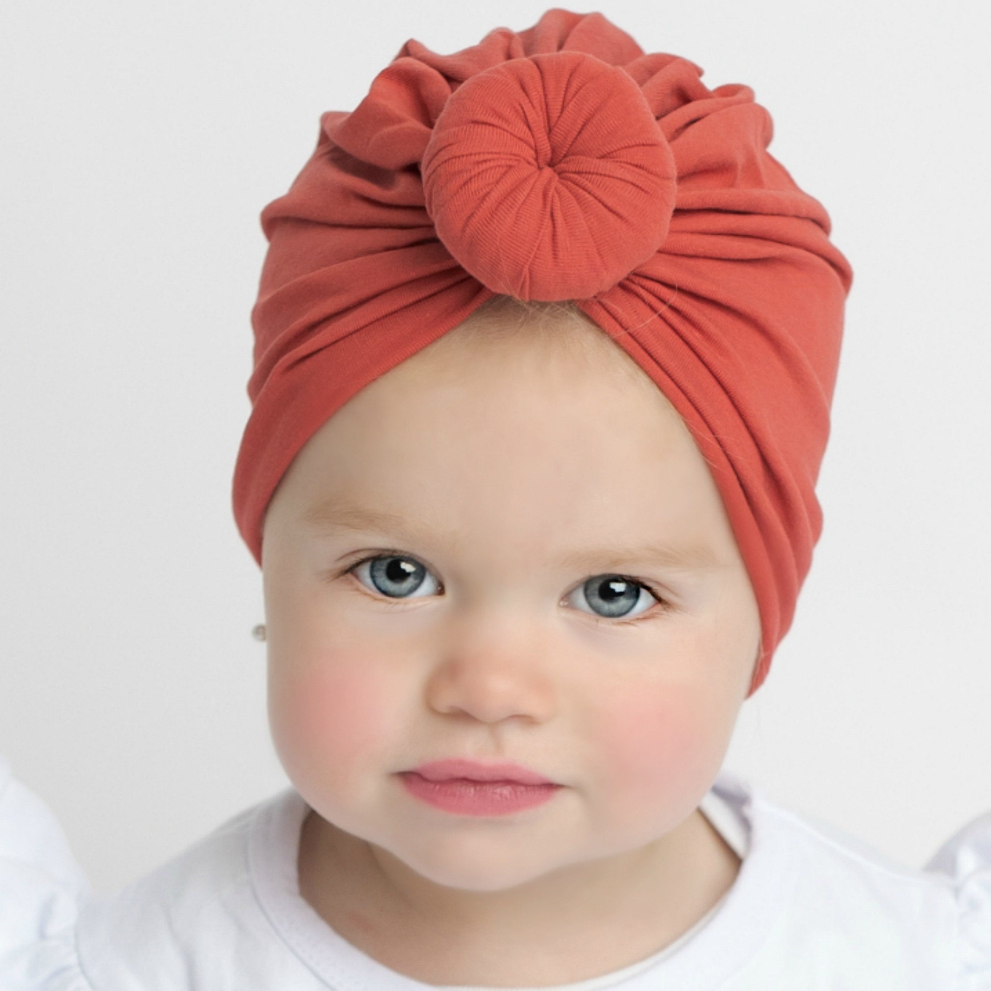 Baby Stirnband Hut Baumwolle Kleinkind Turban Knoten Kopfband für Mädchen 