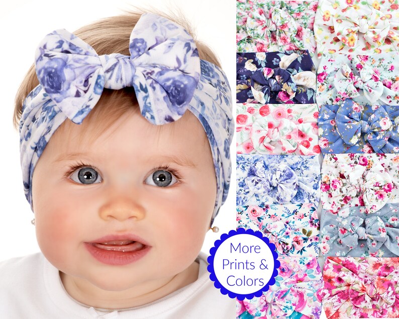Nylon Baby Headbands Flower Nylon Baby Headband Baby Hair Etsy