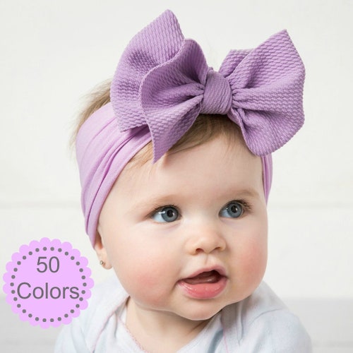 Big Bow Baby Headband Baby Girl Bows Newborn Baby Headbands - Etsy Big Bow Baby Headband Baby Girl Bows Newborn Baby Headbands - Etsy