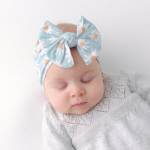 Baby Girl Headband, Newborn Headbands, Big Bow Headband, Hair Bows, Baby Turban Headband, Toddler Hair Bow, Baby Headwrap, Baby Gift , JASM bild 3