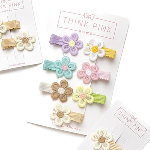 SET Baby Girl Hair Bows, Toddler Hair Clips, Mini Bow Hair Clip, Toddler Hair Clips, Baby Toddler Mini Hair Clip Barrette, Baby Girl Gift.