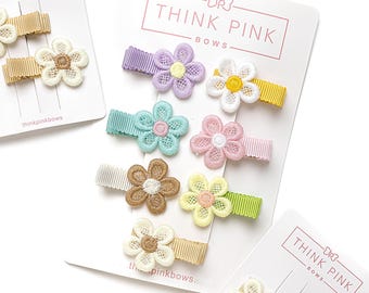 SET Baby Girl Hair Bows, Toddler Hair Clips, Mini Bow Hair Clip, Toddler Hair Clips, Baby Toddler Mini Hair Clip Barrette, Baby Girl Gift.