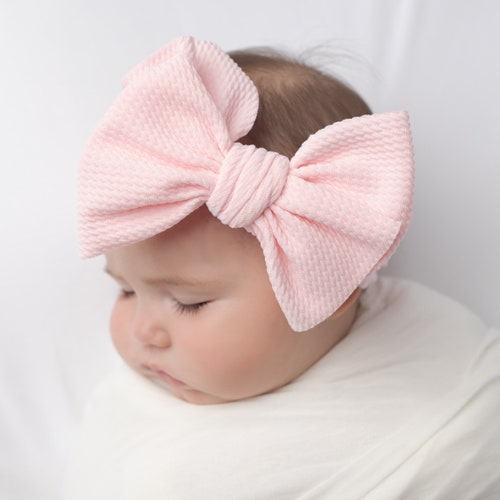 Baby Headband Bows Newborn Headband Baby Headband White Bow Etsy Canada