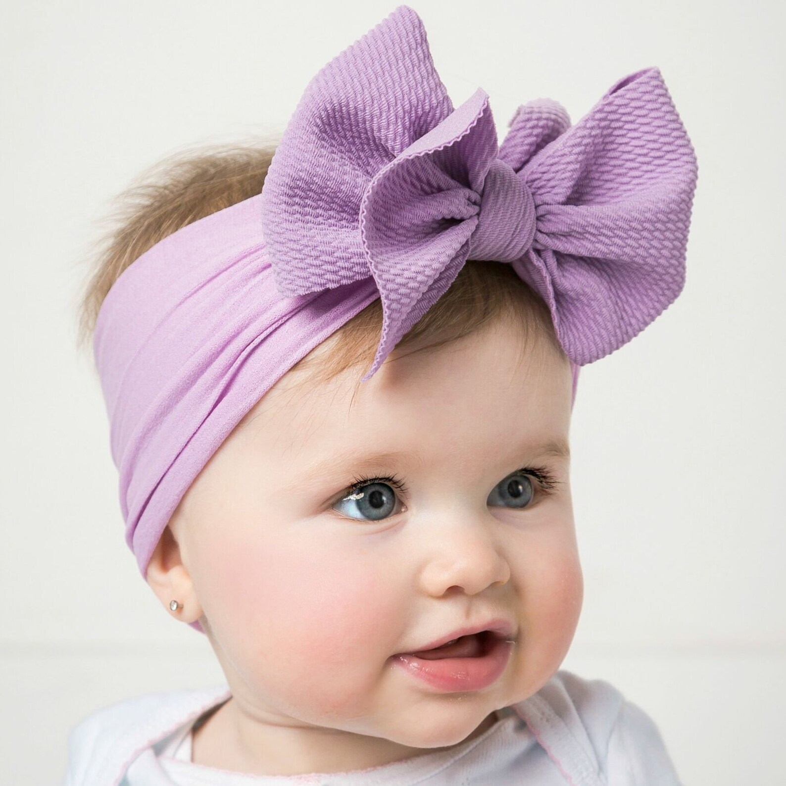 Nylon Baby Headband BIG Bow Baby Girl Headbands Large Bow Etsy