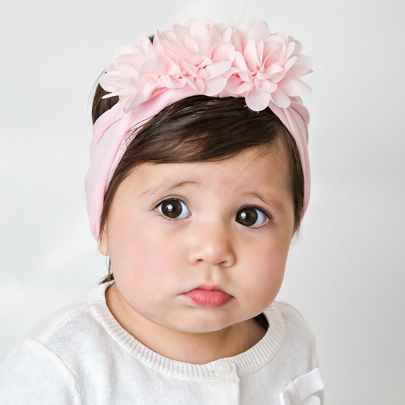 Pick Color Nylon Baby Headband Nylon Baby Headbands FLOWER Etsy
