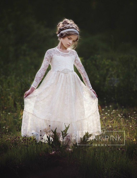 Rustic Flower Girl Dresses