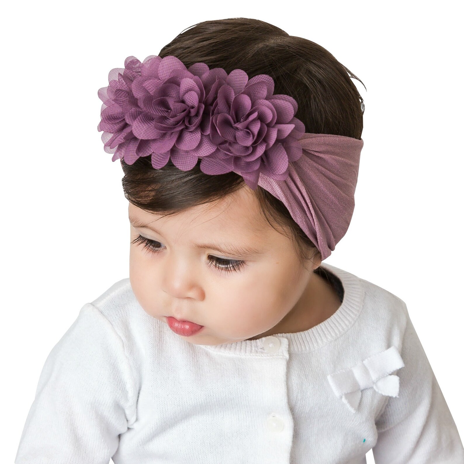 Pick Color Nylon Baby Headband Nylon Baby Headbands FLOWER Etsy