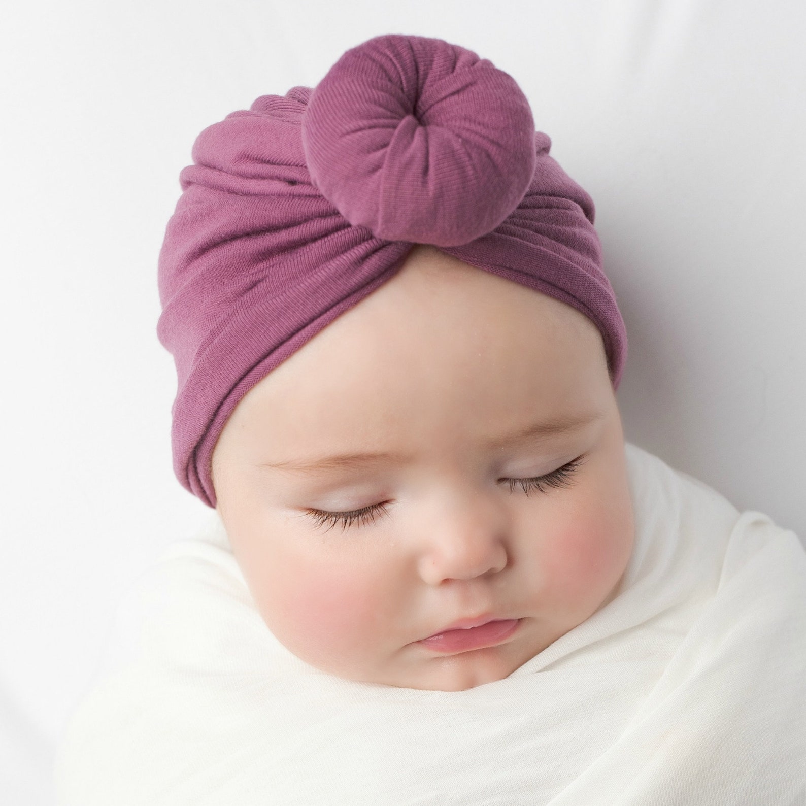 Baby Turban Hat Baby Girl Turban ROUND Knot Baby TurbanBaby Etsy