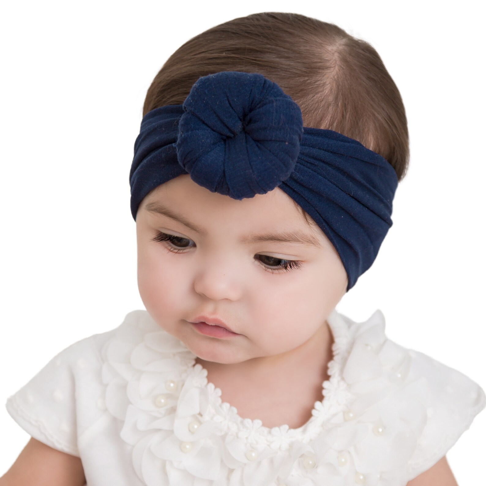 Baby Headband Round Knot Baby Head Wrap Top Knot Nylon Etsy