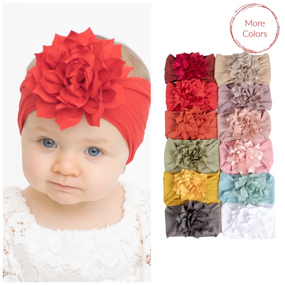 Bandeau de bébé fille, enveloppement de tête de turban de filles, arcs de  bébé fille, bandeaux