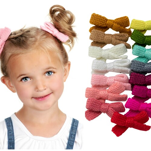 Baby Headbands Crochet Hair Bow Baby Bows NEWBORN Bows Bow Etsy